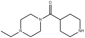 Piperazine, 1-ethyl-4-(4-piperidinylcarbonyl)- (9CI) Struktur