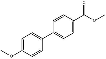 METHYL 4'-METHOXYBIPHENYL-4-CARBOXYLATE Struktur