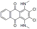 2,3-dichloro-1,4-bis(methylamino)anthraquinone Struktur