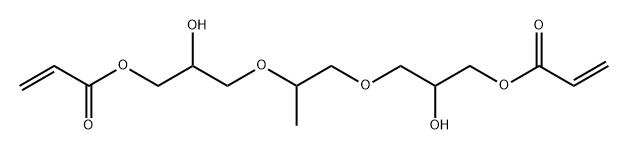 PROPYLENE GLYCOL GLYCEROLATE DIACRYLATE Struktur