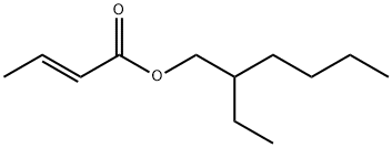 2-Butenoic acid, 2-ethylhexyl ester, (2E)- Struktur