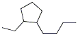 1-Butyl-2-ethylcyclopentane Struktur