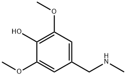 Phenol, 2,6-dimethoxy-4-[(methylamino)methyl]- (9CI) Struktur