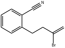 2-Bromo-4-(2-cyanophenyl)but-1-ene Struktur