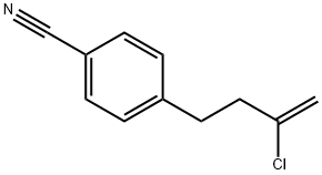 2-CHLORO-4-(4-CYANOPHENYL)-1-BUTENE Struktur