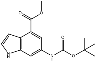 METHYL 6-N-BOC-AMINOINDOLE-4-CARBOXYLATE price.