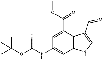 METHYL 6-N-BOC-AMINO-3-FORMYL-1H-INDOLE-4-CARBOXYLATE price.