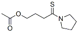 Pyrrolidine,  1-[4-(acetyloxy)-1-thioxobutyl]-  (9CI) Struktur