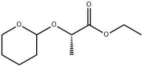 2-(TETRAHYDRO-PYRAN-2-YLOXY)-PROPIONIC ACID ETHYL ESTER Struktur