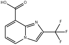 2-(Trifluoromethyl)imidazo[1,2-a]pyridine-8-carboxylic acid Struktur