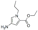 1H-Pyrrole-2-carboxylicacid,4-amino-1-propyl-,ethylester(9CI) Struktur