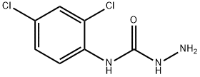 hydrazinecarboxamide, N-(2,4-dichlorophenyl)- Struktur