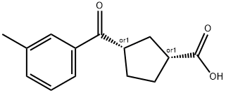 CIS-3-(3-METHYLBENZOYL)CYCLOPENTANE-1-CARBOXYLIC ACID price.