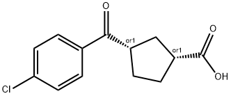 CIS-3-(4-CHLOROBENZOYL)CYCLOPENTANE-1-CARBOXYLIC ACID price.