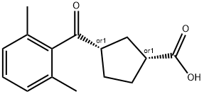 CIS-3-(2,6-DIMETHYLBENZOYL)CYCLOPENTANE-1-CARBOXYLIC ACID price.