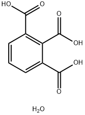 1,2,3-Benzenetricarboxylic acid hydrate Structure