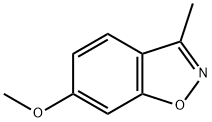 1,2-BENZISOXAZOLE, 6-METHOXY-3-METHYL- Struktur