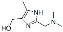 1H-Imidazole-4-methanol,  2-[(dimethylamino)methyl]-5-methyl-  (9CI) Struktur