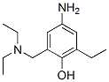 Phenol, 4-amino-2-[(diethylamino)methyl]-6-ethyl- (9CI) Struktur