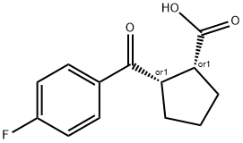 (1R,2S)-2-(4-氟苯甲?；?環(huán)戊烷-1-羧酸, 733740-16-4, 結(jié)構(gòu)式