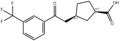 CIS-3-[2-OXO-2-(3-TRIFLUOROMETHYLPHENYL)ETHYL]CYCLOPENTANE-1-CARBOXYLIC ACID price.