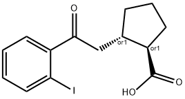 TRANS-2-[2-(2-IODOPHENYL)-2-OXOETHYL]CYCLOPENTANE-1-CARBOXYLIC ACID price.