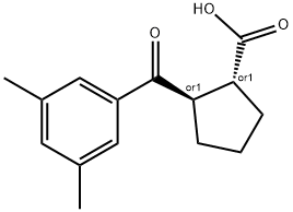 TRANS-2-(3,5-DIMETHYLBENZOYL)CYCLOPENTANE-1-CARBOXYLIC ACID price.