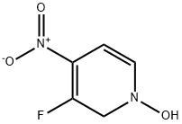 Pyridine, 3-fluoro-1,2-dihydro-1-hydroxy-4-nitro- (9CI) Struktur