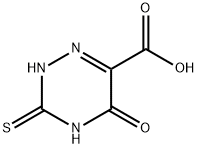 1,2,4-triazine-6-carboxylic acid, 4,5-dihydro-3-mercapto-5