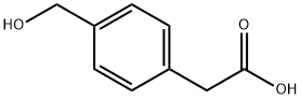 4-(HYDROXYMETHYL)PHENYLACETIC ACID Struktur