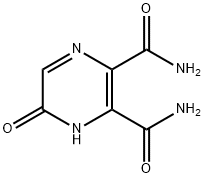 6-OXO-1,6-DIHYDRO-PYRAZINE-2,3-DICARBOXYLIC ACID DIAMIDE Struktur