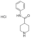 N-PHENYL-4-PIPERIDINECARBOXAMIDE HYDROCHLORIDE Struktur