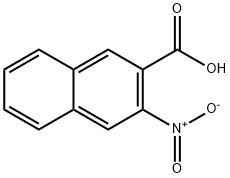 3-NITRO-2-NAPHTHOIC ACID Struktur