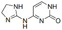 2(1H)-Pyrimidinone,  4-[(4,5-dihydro-1H-imidazol-2-yl)amino]-  (9CI) Struktur