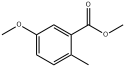 5-METHOXY-2-METHYL-BENZOIC ACID METHYL ESTER Struktur