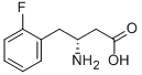 (R)-3-AMINO-4-(2-FLUOROPHENYL)BUTANOIC ACID Struktur