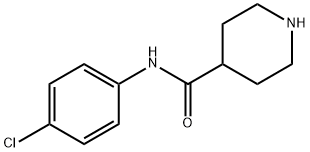 PIPERIDINE-4-CARBOXYLIC ACID (4-CHLORO-PHENYL)-AMIDE Struktur