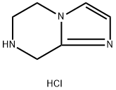 5,6,7,8-TETRAHYDRO-IMIDAZO[1,2-A]PYRAZINE DIHYDROCHLORIDE Struktur