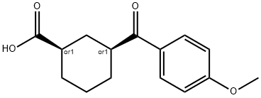 CIS-3-(4-METHOXYBENZOYL)CYCLOHEXANE-1-CARBOXYLIC ACID price.