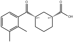 CIS-3-(2,3-DIMETHYLBENZOYL)CYCLOHEXANE-1-CARBOXYLIC ACID price.