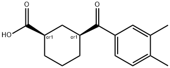 CIS-3-(3,4-DIMETHYLBENZOYL)CYCLOHEXANE-1-CARBOXYLIC ACID price.