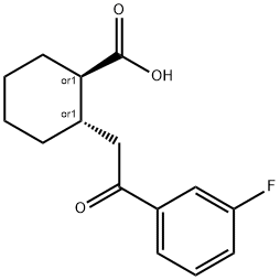 TRANS-2-[2-(3-FLUOROPHENYL)-2-OXOETHYL]CYCLOHEXANE-1-CARBOXYLIC ACID price.