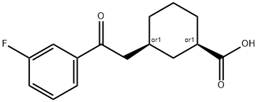 CIS-3-[2-(3-FLUOROPHENYL)-2-OXOETHYL]CYCLOHEXANE-1-CARBOXYLIC ACID price.