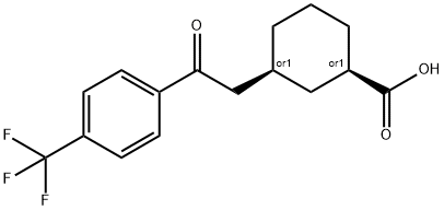 CIS-3-[2-OXO-2-(4-TRIFLUOROMETHYLPHENYL)ETHYL]CYCLOHEXANE-1-CARBOXYLIC ACID price.