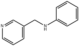 N-(pyridin-3-ylmethyl)aniline Struktur