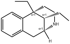 2,6-Methano-3-benzazocine,6,11-diethyl-1,2,3,4,5,6-hexahydro-,(2alpha,6alpha,11S*)-(9CI) Struktur