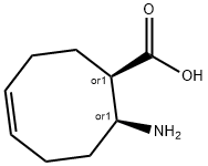 CIS-(Z)-8-AMINO-CYCLOOCT-4-ENECARBOXYLIC ACID Struktur