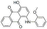 1-hydroxy-4-[(2-methoxyphenyl)amino]anthraquinone Struktur