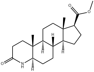 METHYL 4-AZA-5ALPHA-ANDROSTA-3-ONE-17BETA-CARBOXYLATE Struktur