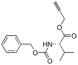 N-(Benzyloxycarbonyl)-L-valine 2-propynyl ester Struktur